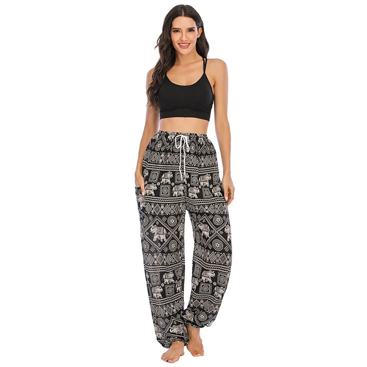 Тайский слон штаны для йоги костюмы женские повседневные Прямая поставка |