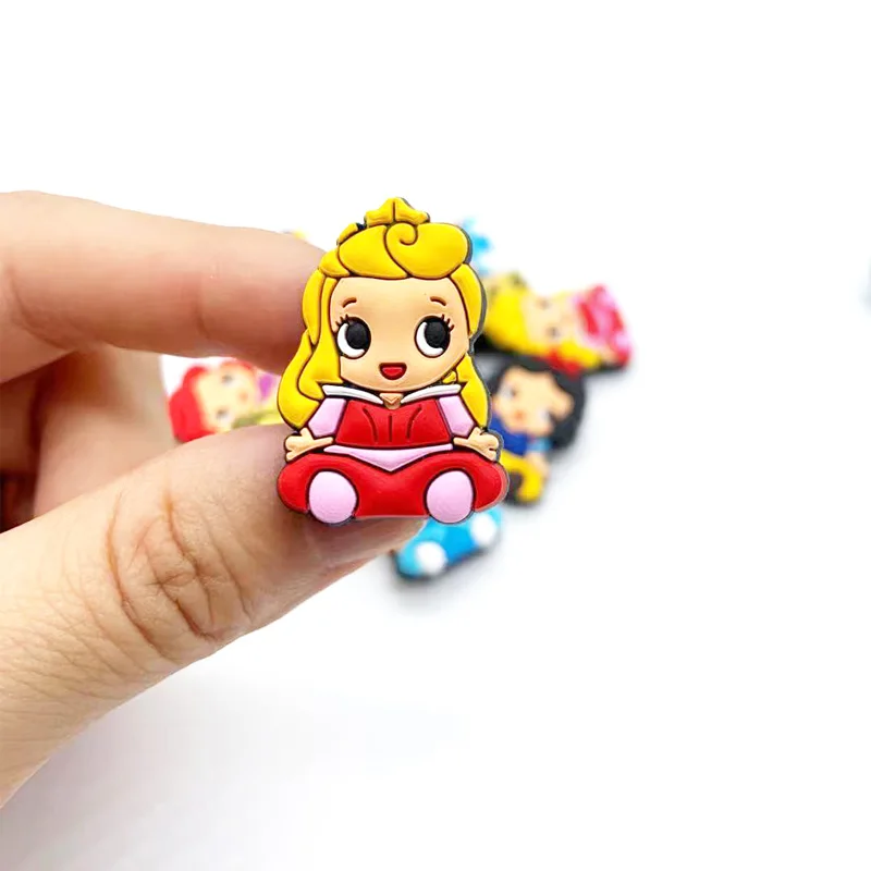 Подвески для обуви принцессы из ПВХ 1 шт. милые садовые аксессуары украшение