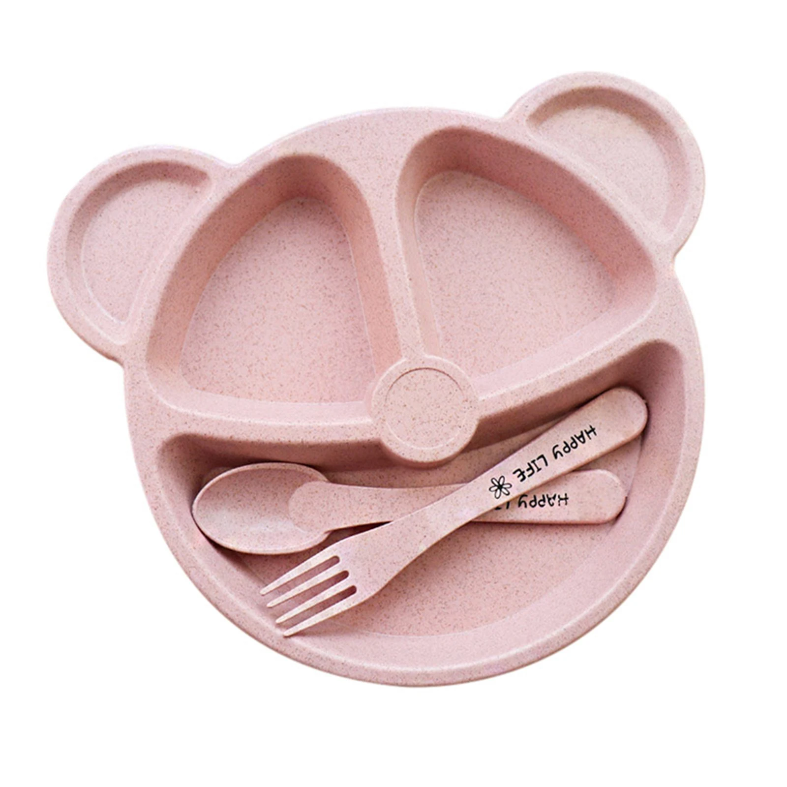 3 шт./компл. Набор детских тарелок с маленьким медведем креативная посуда детские