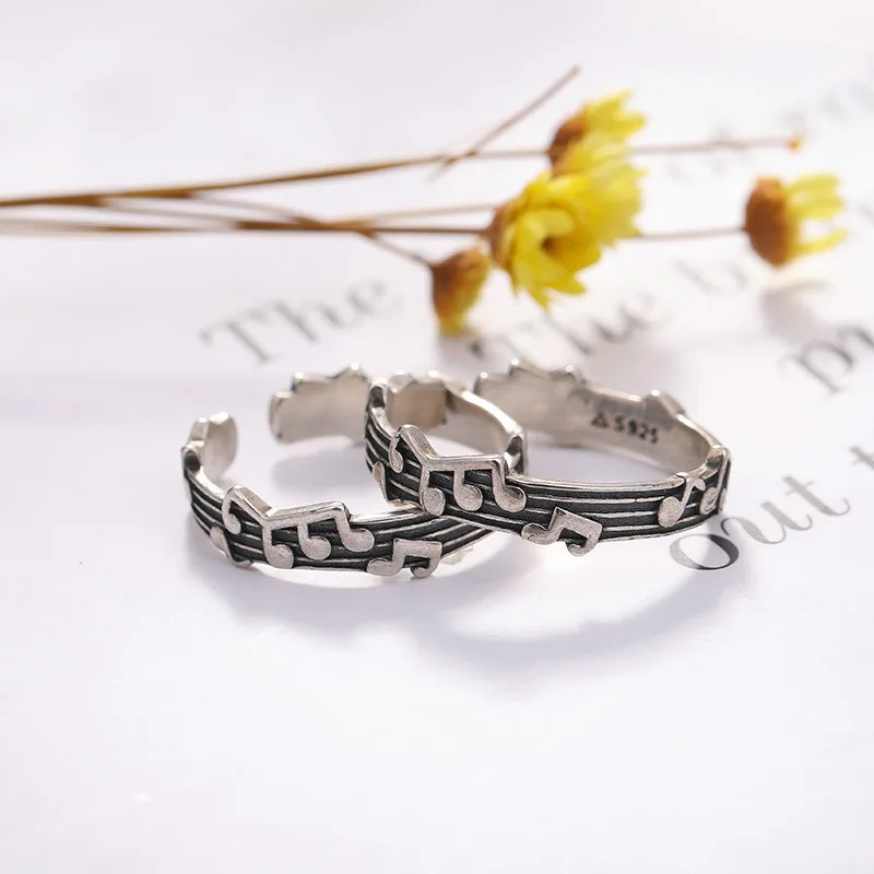 Женское кольцо Flyleaf Love Musician настоящее из стерлингового серебра 925 пробы высокое