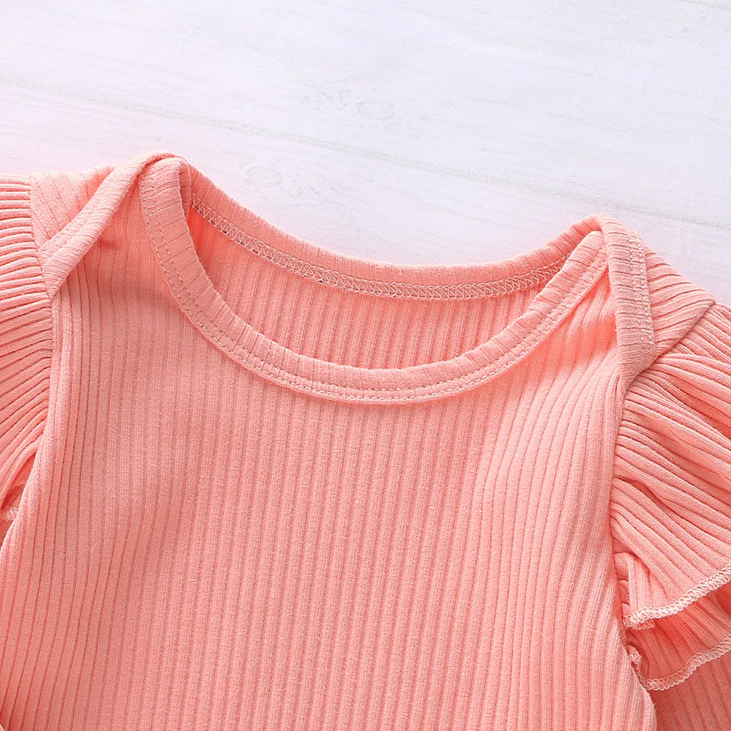 Новый 2021 осень зима для новорожденных малышей девочек короткий рукав отделка