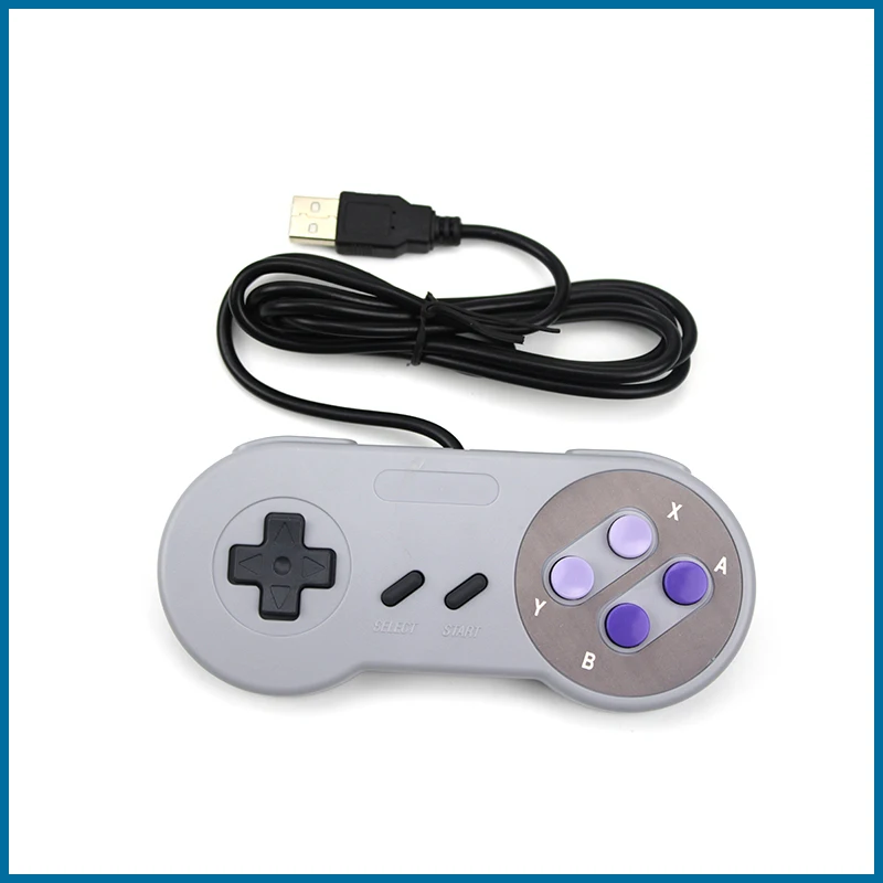 USB контроллер-робот S 2 шт. супер игровой контроллер SNES классический геймпад