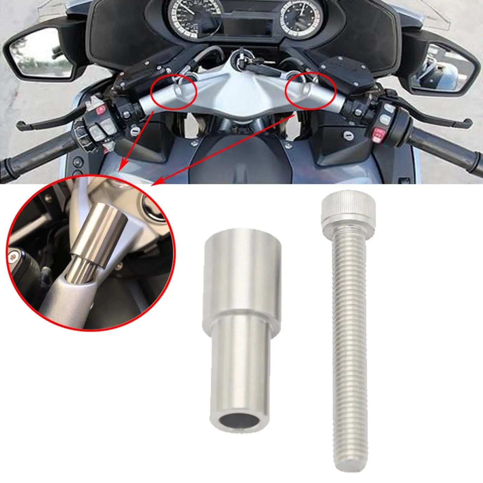 

Mobile Phone Stand Holder Handle Extension Rod for BMW K1600GT 1200RT 2014 2015 2016 2017 2018 2019 2020