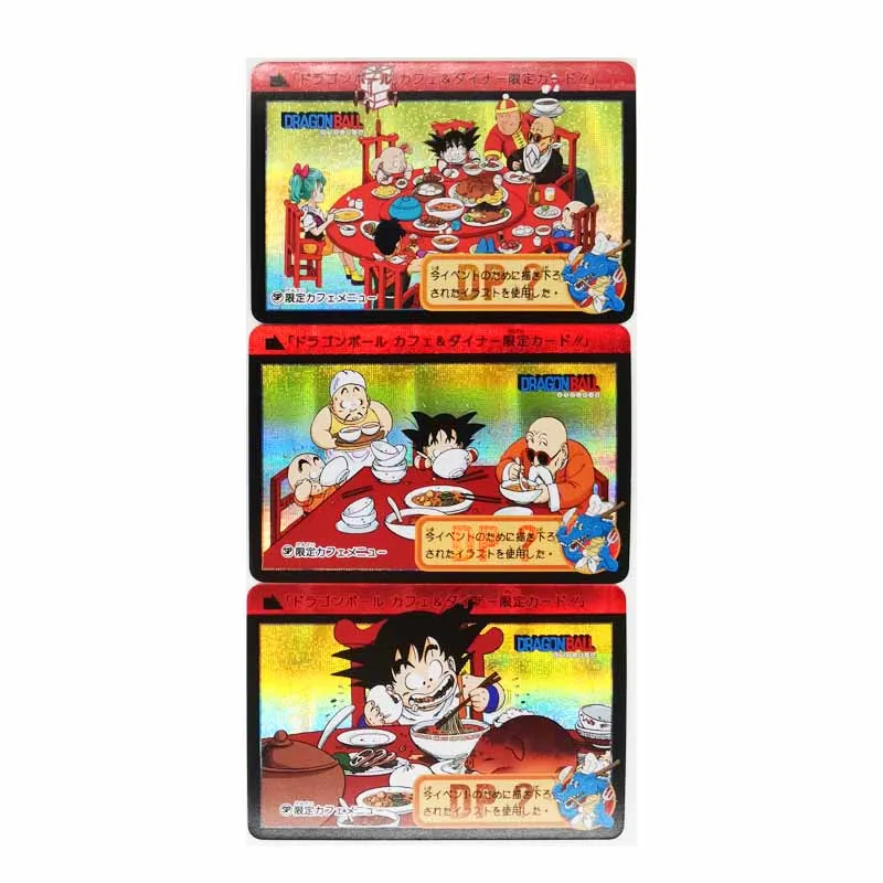 3 шт./компл. Dragon Ball Z Eat GT суперсайянские герои Боевая карта Ultra Goku игровая коллекция