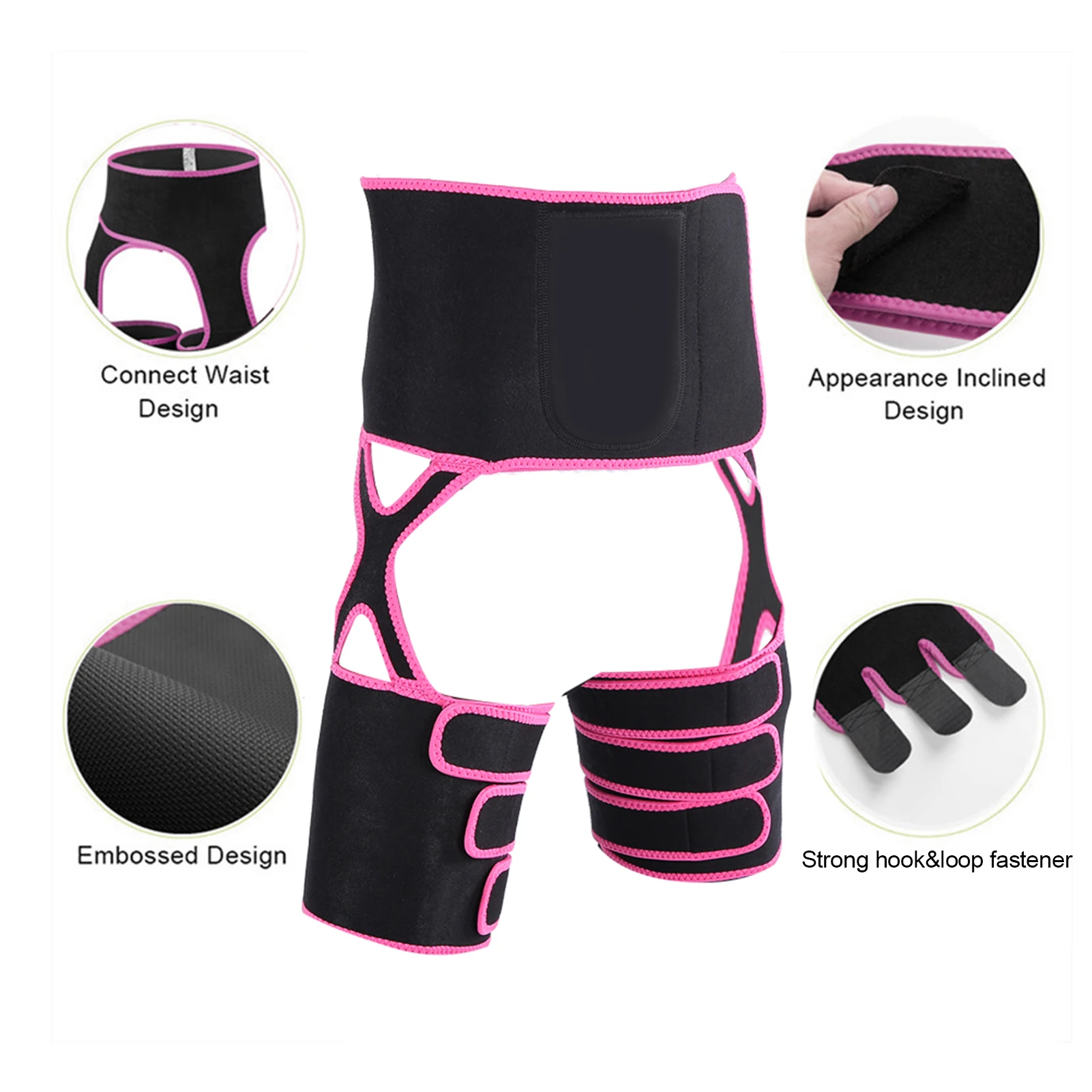 3 в 1 талии тренер для снятия бедра Корректирующее утягивающее белье тонкий Body Shaper