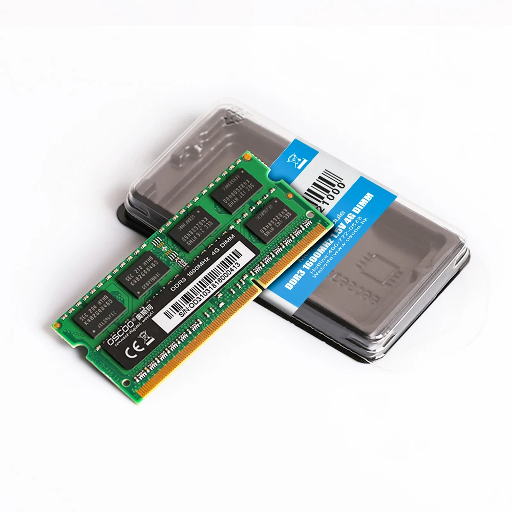 Ноутбук Оперативная память DDR3 4 ГБ 2 8 1600 МГц SO DIMM D OSCOO пожизненная