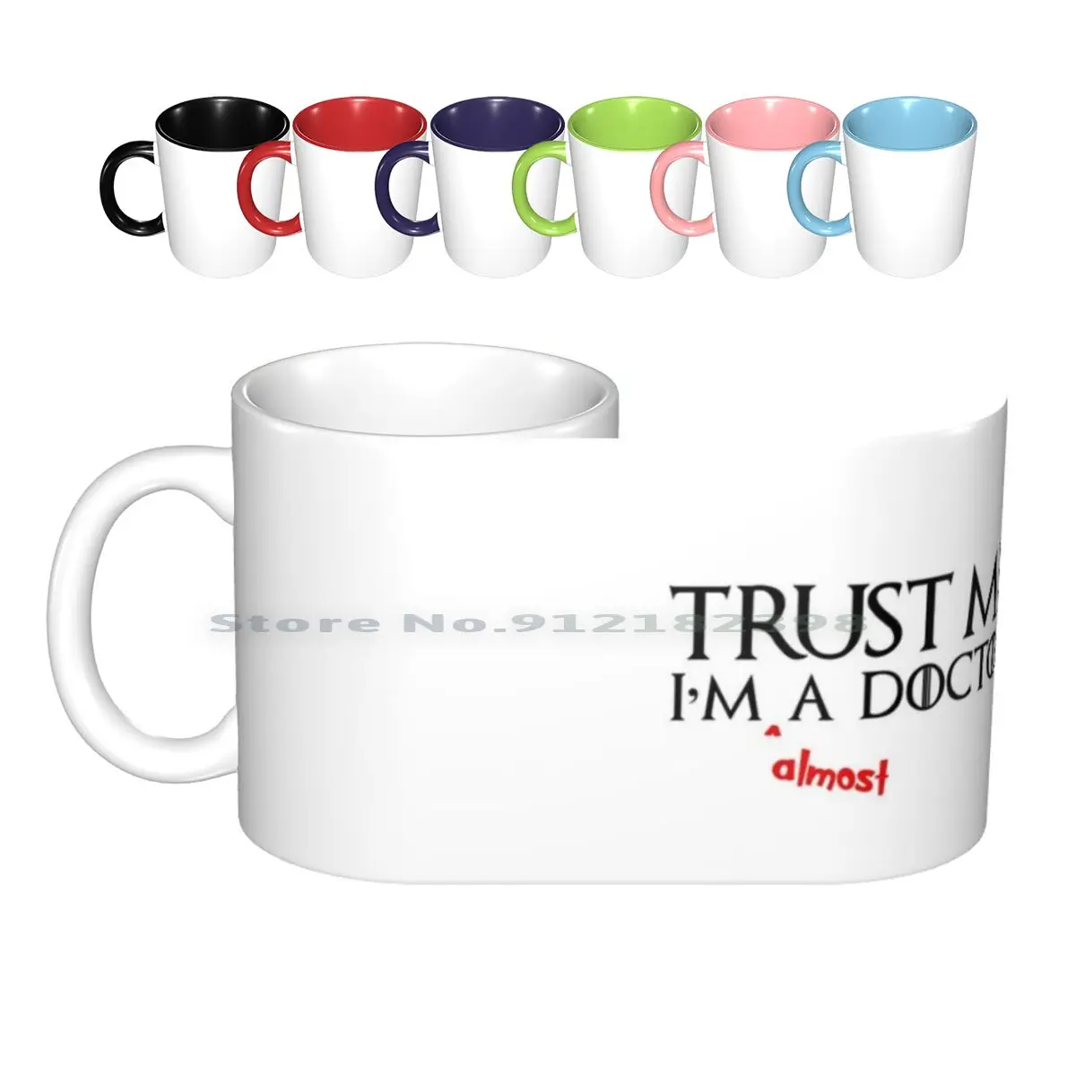 

Student Gifts - Trust Me I'm Almost A Funny Gift Ideas For Med School & Graduation Presents For Students Ceramic Mugs Coffee Cup