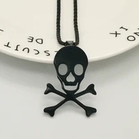 hip hop rock cuban chain men necklace skull pendant pokemon amulets and mascot jewelry on the neck couple pendants holy death