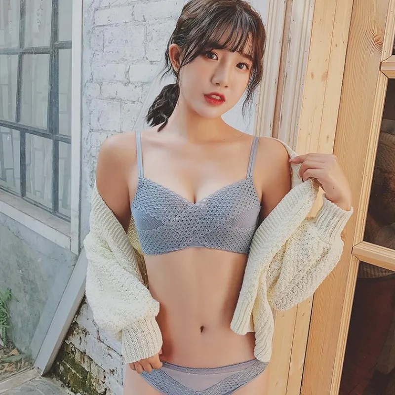 Бюстгальтер женский бесшовный без косточек пикантное нижнее белье с чашками пуш