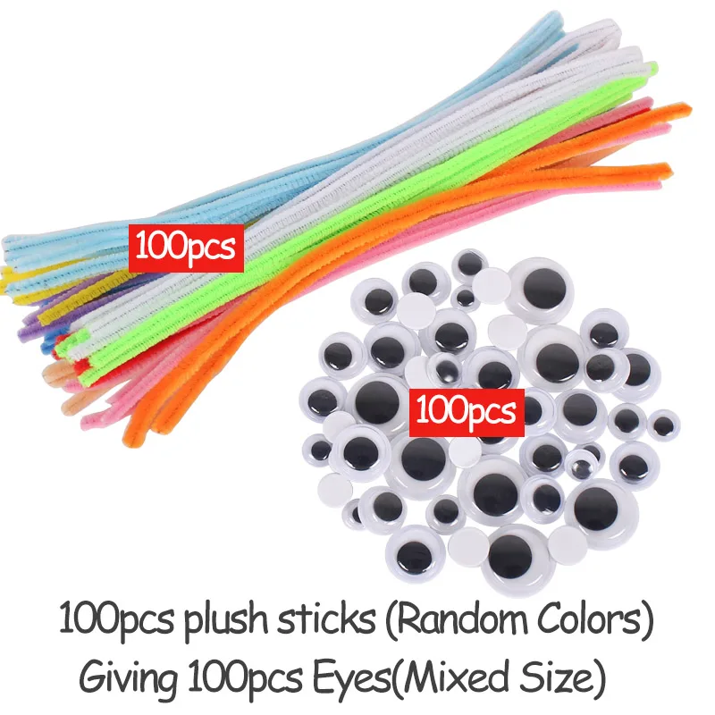 Style 2 Помпоны/шенилловая проволока/Googly Eyes DIY детские игрушки ручной работы украшения для домашнего праздника бесплатно подарок 020004033 - Цвет: Style 2
