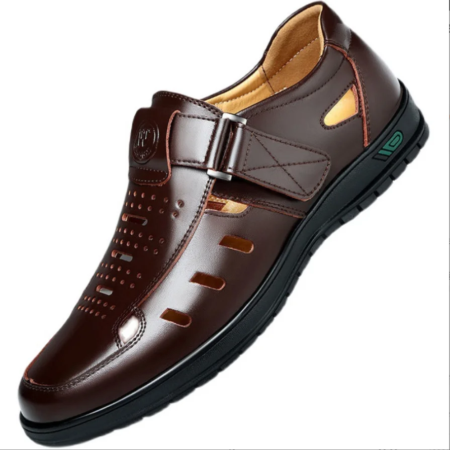 2022 летние классические мужские римские сандалии из натуральной кожи уличная