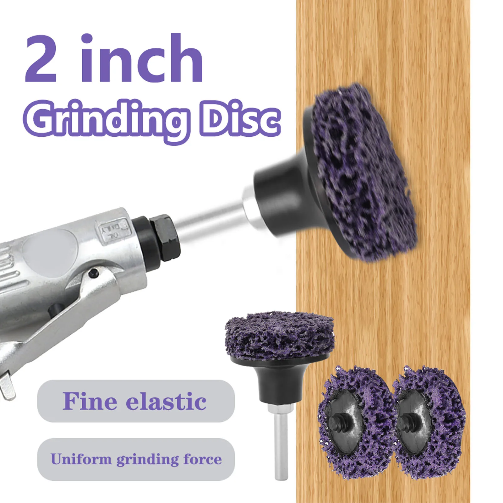 

20Pcs 2 inch Quick Change Roloc Disc Easy Stripping and Cleaning Discs with One 1/4inch Holder for Removes Rust Paint Surface