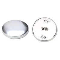 100 sets buttons covered for cloth button embryo aluminum coat buttons aluminum base cloth buckle wrap button embryo accessories