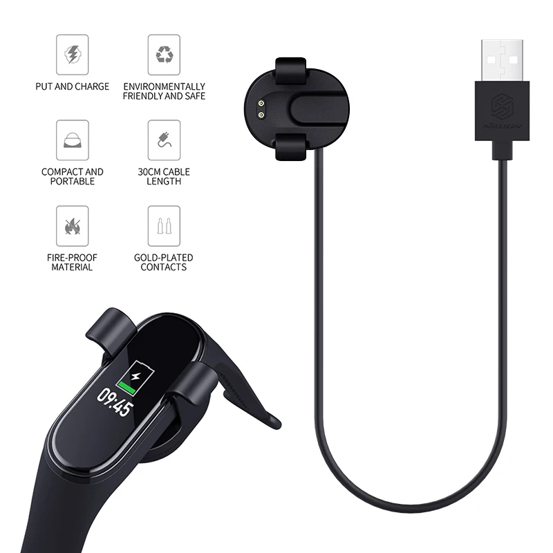Package 1 Mr Новое быстрое зарядное устройство для xiaomi mi Smart Band 4 mi band 4 global зарядный кабель USB 30 см зарядный кабель для xiaomi band 4 Прочный - Тип штекера: Package 1