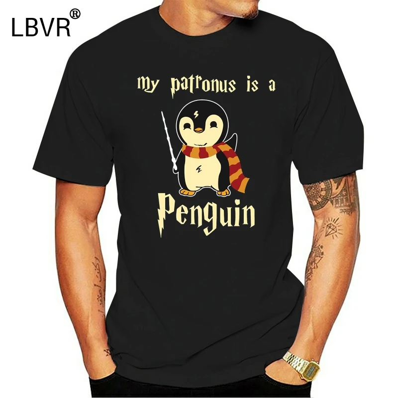Мой Патронус Пингвин популярная футболка стильное джинсовое платье с коротким