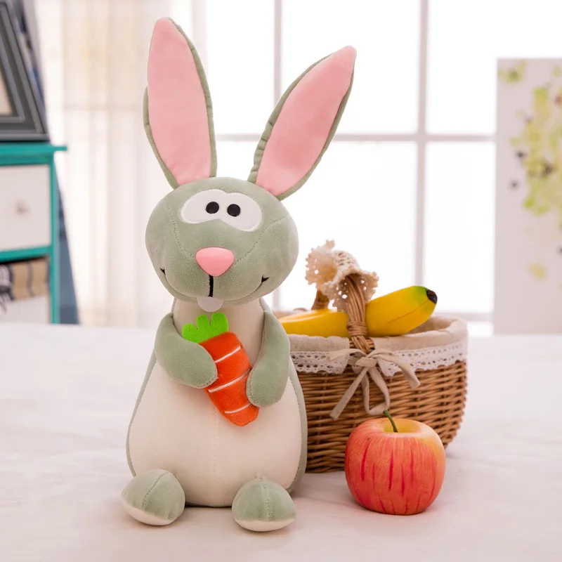 Детский милый морковый кролик мягкие плюшевые игрушки животные мягкий редис