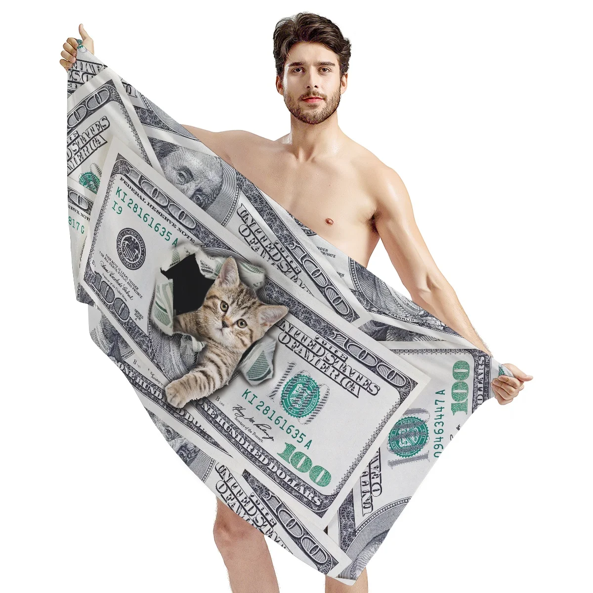 

PHAYON Animals Driving Printing Women Men Microfiber Quick-Dry Swimming Bath Towels Casual Beach Bathing Face Toallas
