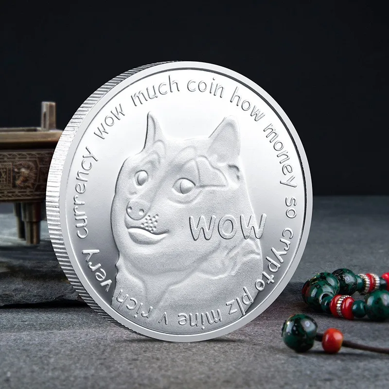 

Gold Dogecoin Coin Commemorative Coins Cute Dog Pattern Dog Souvenir Coin Cute Dog Pattern Dog Souvenir Collection Gifts 2021