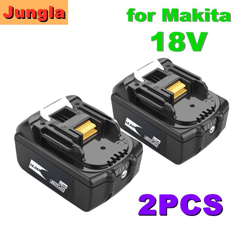 

Original BL1860 Rechargeable Battery 18 V 18000mAh Lithium ion for Makita 18v Battery BL1840 BL1850 BL1830 LXT 400+charger