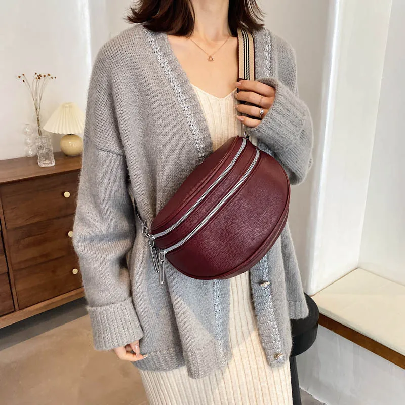 

Women's Soft Leather Shoulder Bags Multi-Layer Classic Crossbody Bag Luxury Designer Handbag and Purse