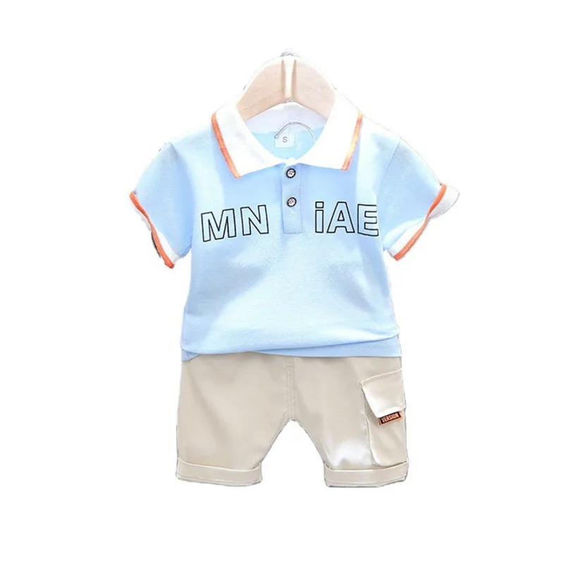 

Fashion Baby Clothes Summer Children Girls Clothing Boys Cotton T Shirt Shorts 2Pcs/Sets Toddler Casual Costume Kids Tracksuits