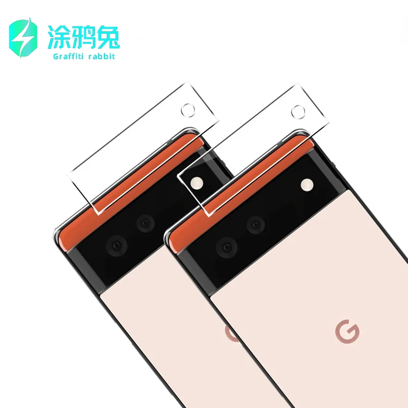 

3Pcs Full Cover Camera Lens Protector on For Google pixel 6 pro Tempered Glass Camera Protector