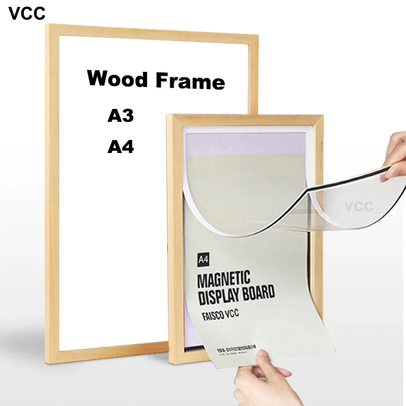 Алюминий A4 A3 Плакат рамка для стене висит Книги по искусству декоративная