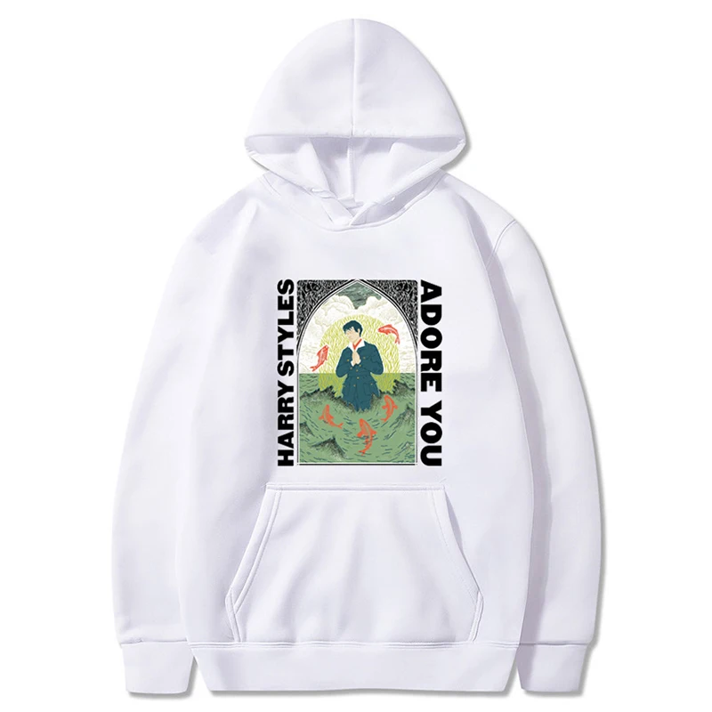 

Harry Styles Nieuwe Album Behandelen Mensen Met Vriendelijkheid Hoodies Vrouwen Mannen Hip Hop Sweatshirts Unisex Dunne Hooded
