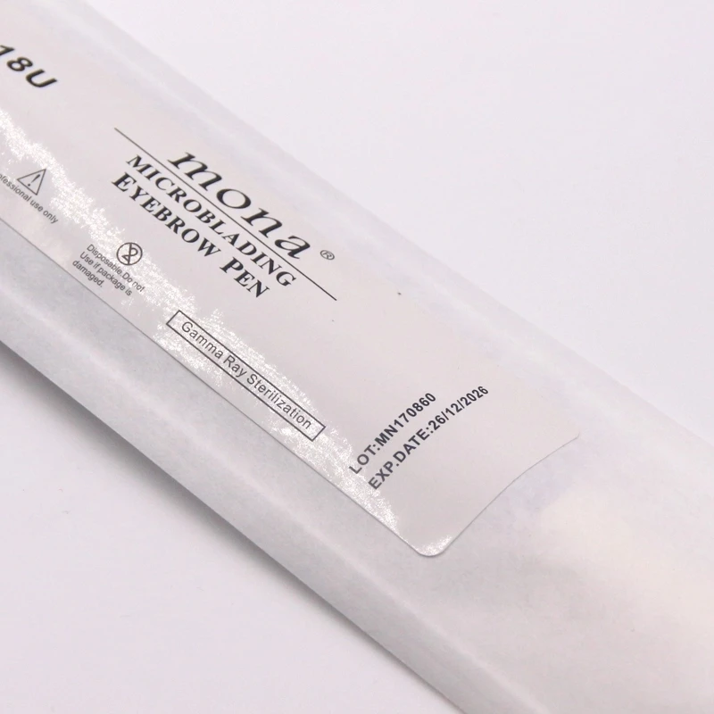 

8 pcs Black Disposable Tattoo Manual Pen 18 U needles Permanent Makeup microblading pens Lamina Tebori 12/14/18 U Pin for Lip