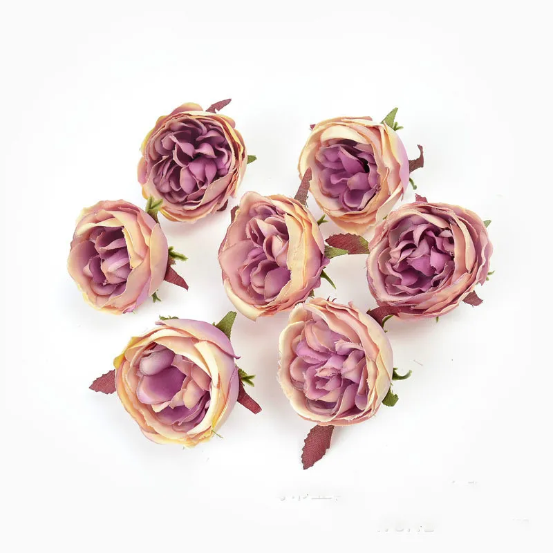 5 шт./лот имитация пиона Цветочная головка DIY ремесло искусственный цветок