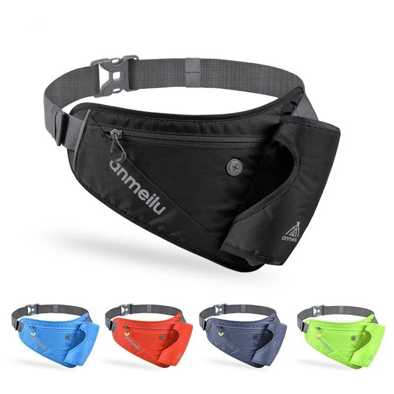 

Adjustable Waist Bag With Earphone Hole Hip Pack Sport Fitness Pouch Outdoor Running Women Men Fitness Sport Accessories