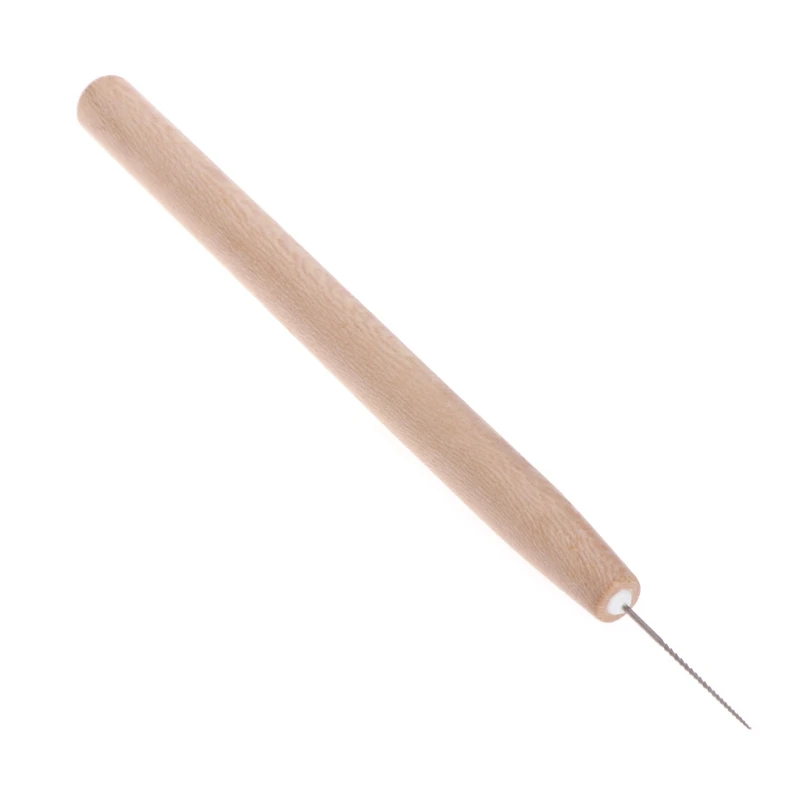 

Jewelry Beads Enlarger Tool Wood Handle Holes Handmade Making DIY Reamer Tackle