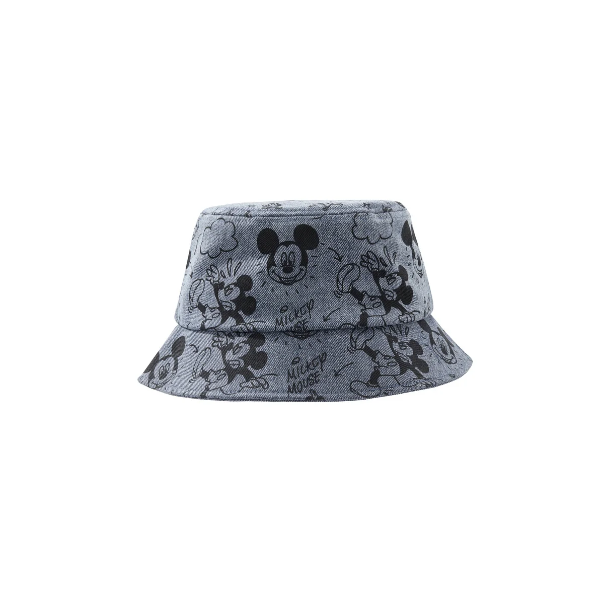 Disney Jacquard Jeans Mickey Fisherman Hat Cartoon Mouse Women Bucket Floppy Cotton Hats | Аксессуары для одежды