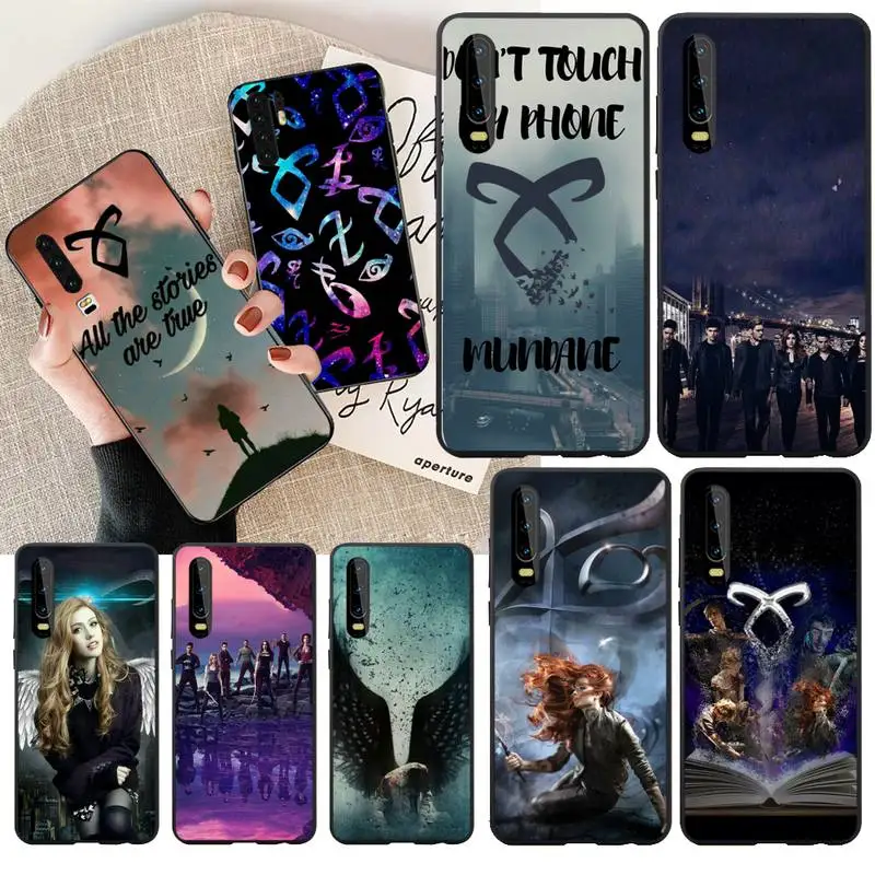 PENGHUWAN shadowhunters новое поступление черный чехол для мобильного телефона Huawei Honor 20 10 9 8