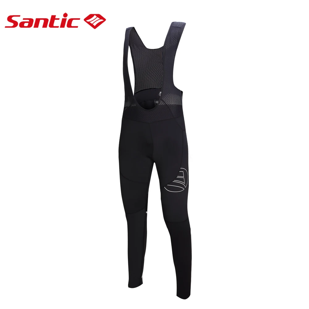 Santic мужские велосипедные комбинезоны длинные штаны с подкладкой девять десятых