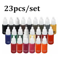 professional 23 colors body art tattoo kits tattoo ink pigment set permanent paints makeup tattoo tools supply fast delivery