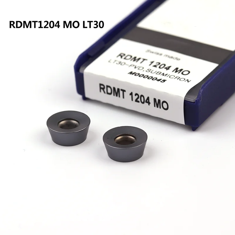 10 шт. RDMT1204 MO LT30 RDMT10T3MO твердосплавные вставки с ЧПУ фрезерные Вставки RDMT 1204 | Отзывы и видеообзор