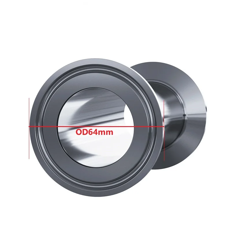 Бесплатная доставка 2 &quot(51 мм) OD64mm санитарная нержавеющая сталь 304 трехзажимная
