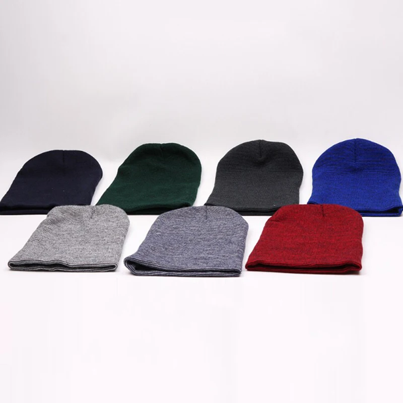 

Hot Sale Stripe Male Female Caps High Quality Knitted Hip Hop Hat Unisex Beanies Winter Warm Hats Cap Beanies Skullies