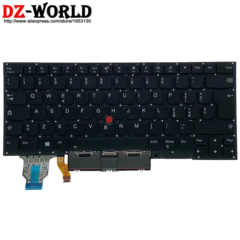 Новая Оригинальная итальянская клавиатура с подсветкой IT для ноутбука Lenovo Thinkpad X1