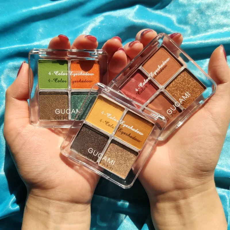 4/9/16 оттенков матовые тени для век палитра мерцающие пигментированные