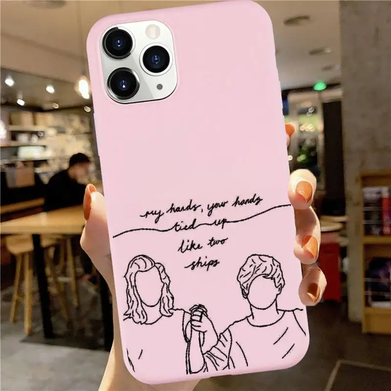 

butterfly Harry styles high quality Phone Case Candy Color for iPhone 6 7 8 11 12 s mini pro X XS XR MAX Plus