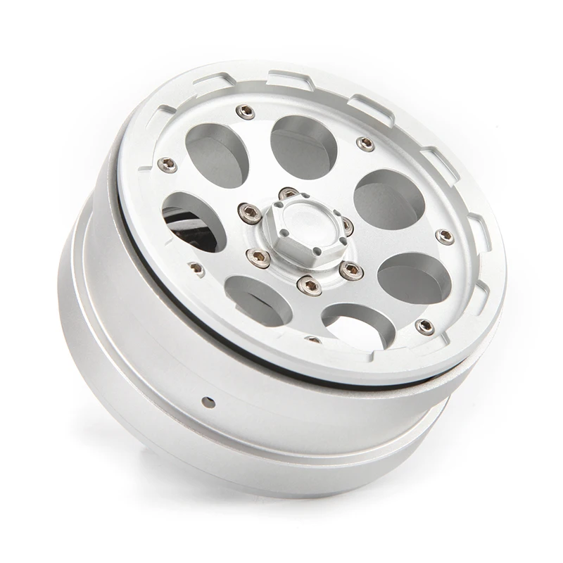 2 шт. ЧПУ металлический сплав дюйма обод колеса Beadlock для 1/10 RC Гусеничный