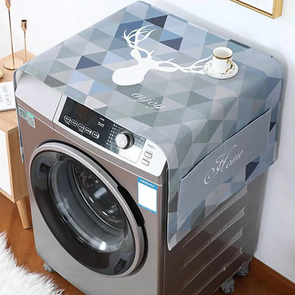 Refrigerator Dust Cover Waterproof Bag Top Microwave Refrigerators Covers Storage Home Decoration | Дом и сад