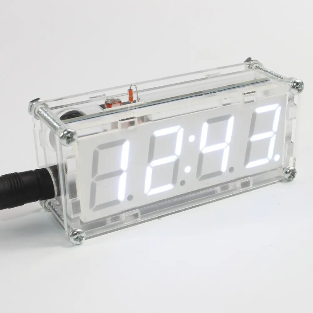 Красочный DIY светодиодный набор цифровых часов микроконтроллер цифровые часы