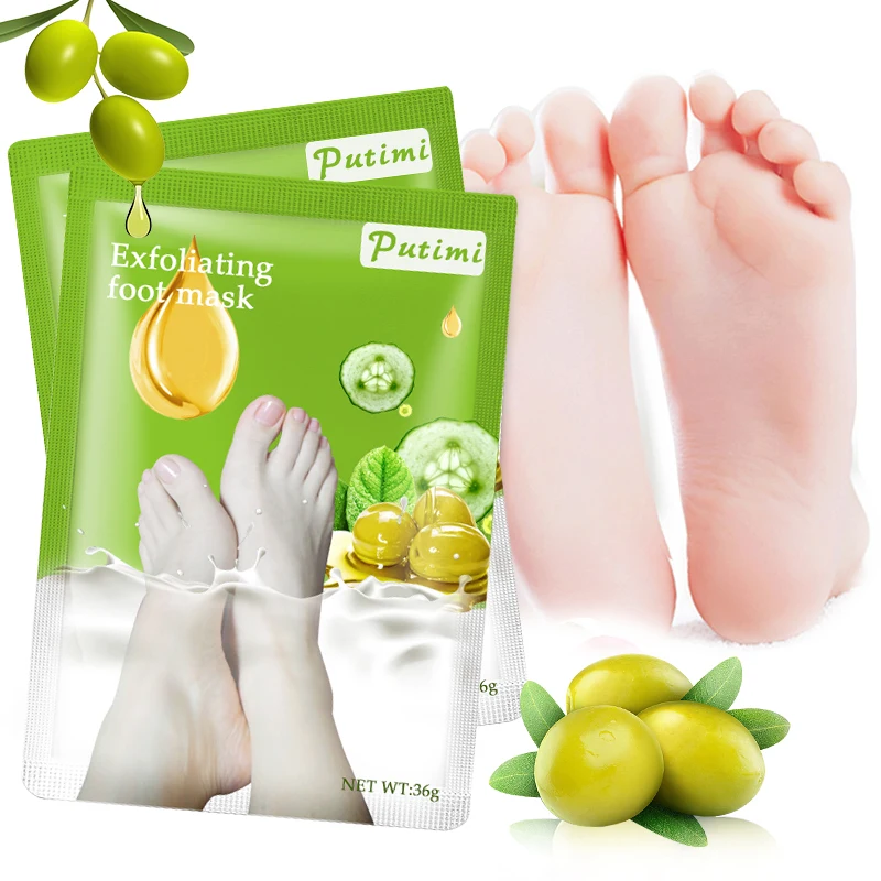 

8Pairs Foot Mask Peeling Dead Skin Feet Mask Foot Moisturizing Feet Mask Whitening Care Heel Pedicure Socks Foot Care