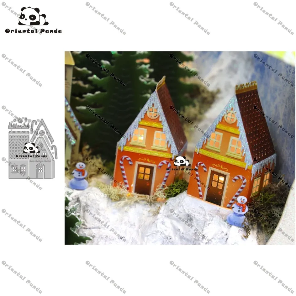 

New Dies 2020 3D Miniatures House Metal Cutting Dies diy Dies photo album cutting dies Scrapbooking Stencil stamps metal dies