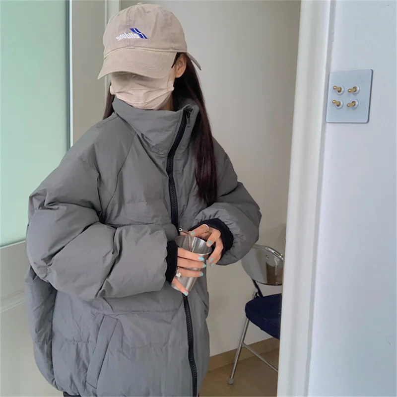 Уличное однотонное пальто PLAMTEE женская уличная одежда в Корейском стиле новинка