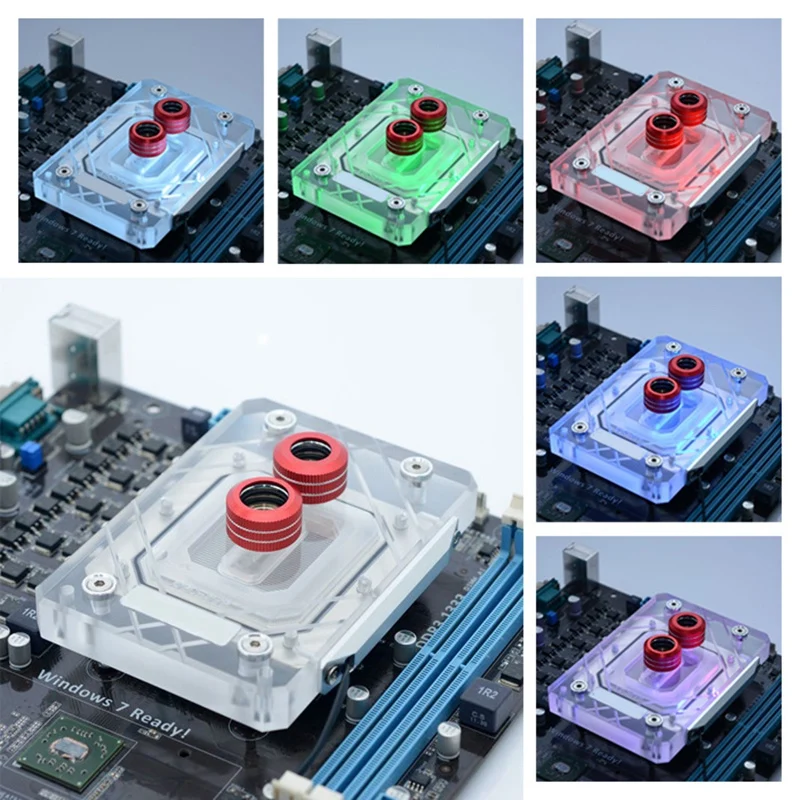 

Computer CPU Water Block AMD-XPM Full Coverage Large Area TR4 AM4 Support: AMD AM2 AM3 AM3 + AM4 TR4