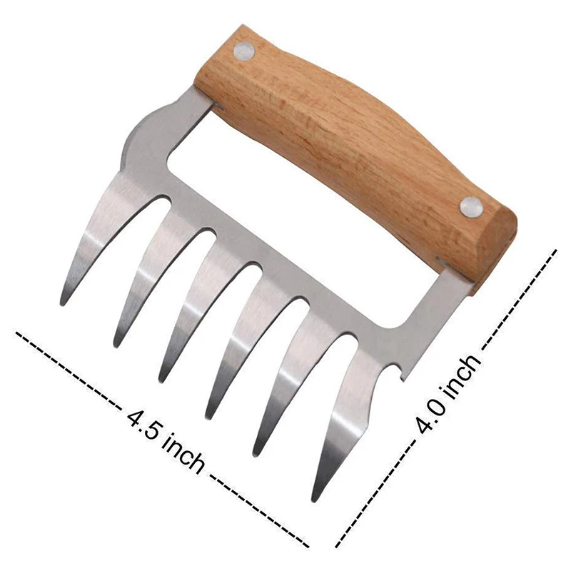 Измельчитель мяса когти барбекю медведя набор из металла вытянутая свинина